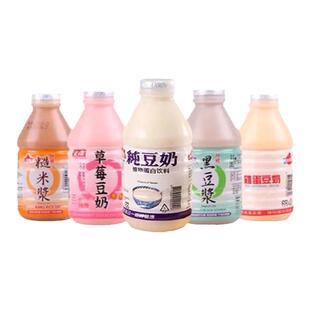 24瓶台湾正康纯豆奶饮料330ml黑豆浆草莓鸡蛋豆奶糙米浆营养早餐