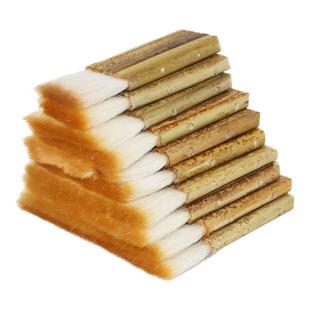 排笔刷竹柄毛刷羊毛扫油漆刷油漆油刷文玩刷排笔油扫排刷毛刷笔