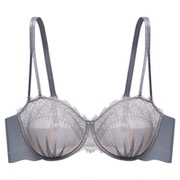 【暮色迷离】伊维斯无胸垫内衣1/2杯细肩带