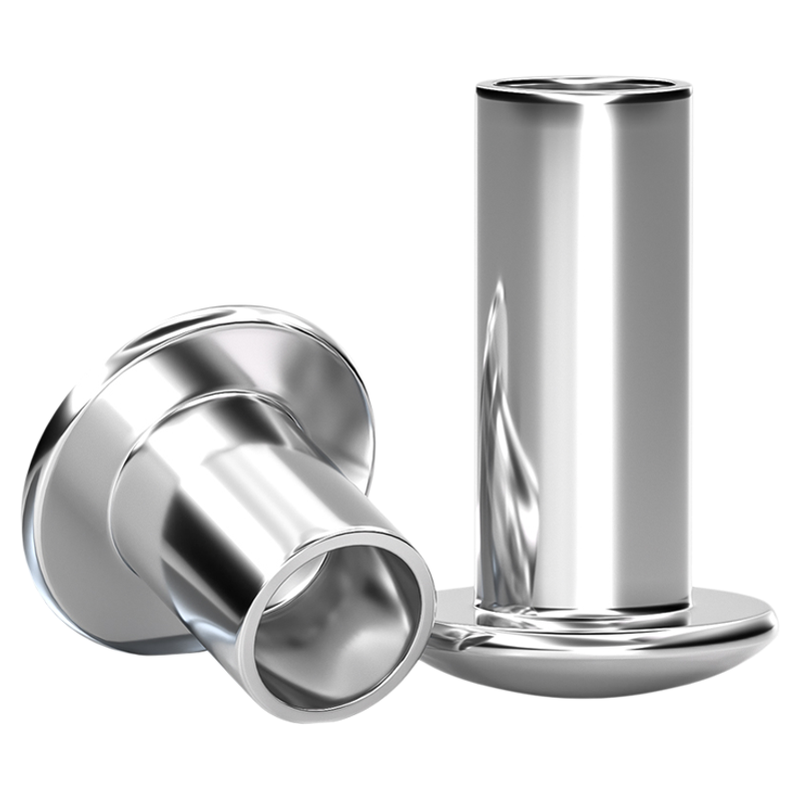 M2M2.5M3M4M5M6不锈钢304半空心铆钉扁圆头空芯中空心钉圆头GB873