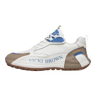 VICKI BROWN新款时尚青春潮流男鞋休闲运动板鞋老爹鞋潮鞋