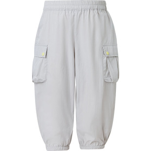 【工装裤】博睿恩儿童休闲大口袋运动裤子2026春款男女宝宝百搭裤