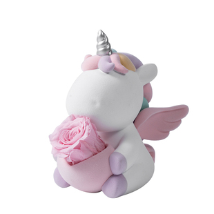 joyflower永生花玫瑰花干花束独角兽生日礼物送女生朋友女孩闺蜜