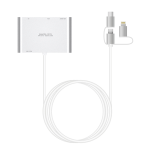 手机连电视机高清线视频游戏同屏适用华为小米苹果有线投屏显示器