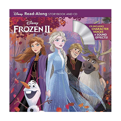 迪士尼 英文原版 冰雪奇缘 2 暗影森林 Frozen 2 Read Along Storybook 绘本附CD 儿童有声读物 启蒙脑力开发语言表达 英语书籍