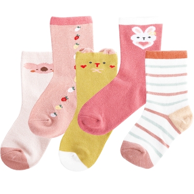 贝贝怡儿童袜子春秋款含棉