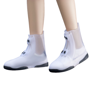雨鞋套男女款防水雨靴套下雨天防滑加厚耐磨儿童硅胶鞋套高筒水鞋