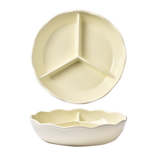 211减脂餐盘分格大人减肥专用定量控食三格陶瓷微波炉分餐盘带盖