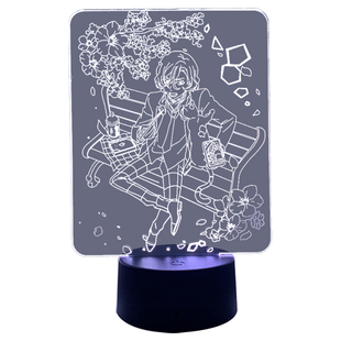 文豪野犬周边太宰治中原中也手办朋友礼物卧室摆件电竞氛围灯夜灯