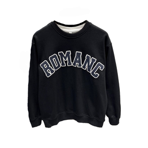 2024秋季新款韩版休闲宽松圆领卫衣男潮流百搭字母印花套头衫外套