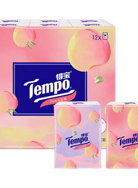 Tempo得宝手帕纸4层12包