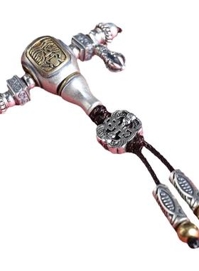 925纯银万能轴佛头配饰万向轴套装手串百香籽手持三通两侧连接轴