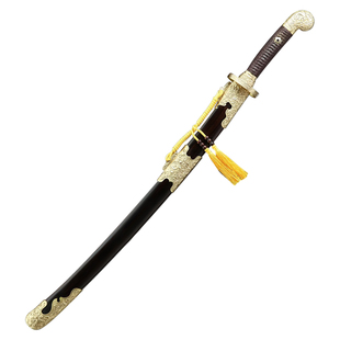 雁翎刀龙泉市手工锻打花纹钢安陵绣春刀长款收藏清刀冷兵器未开刃