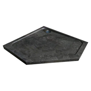 定制淋浴房大理石整体底座防滑地板石底盆天然石头底盘浴托钻石形