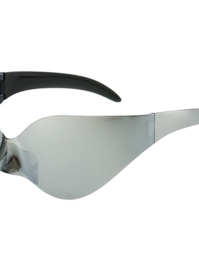 无框朋克粉色太阳眼镜Y2K千禧风