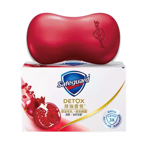 舒肤佳红石榴排浊香皂单块送皂盒气泡网除菌除螨持久留香官方正品