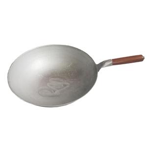 商用铝锅老式加厚厨师专用特厚吕锅平底锅烧龙虾农村老款炒锅马勺