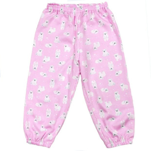 宝宝新款夏季薄软凉儿童绵绸灯笼裤防蚊裤防晒裤阔腿海边沙滩长裤