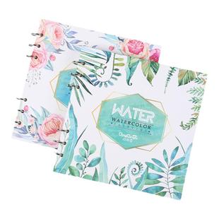 水彩本水彩纸随身素描本空白彩铅画本活页可拆卸马克笔美术生专用绘画本手绘本画画本写生图画本速写本画册本