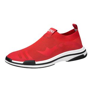 ZRO零度运动休闲鞋男鞋夏季清爽飞织网面鞋套脚轻便户外休闲鞋男