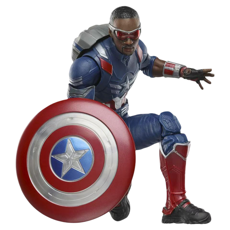 【现货】孩之宝漫威Marvel 新美国队长 新美队猎鹰猎隼红浩克人偶