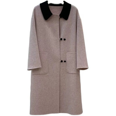 【046】M家高端轻奢款中长款外套秋冬气质毛呢大衣