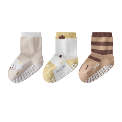 全棉时代宝宝防滑学步袜25秋新款