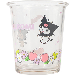 Miniso名创优品三丽鸥冷萃家用冷水玻璃杯可爱卡通玉桂狗透明水杯