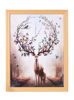 拼图相框70x50cm1000片平图一千片块500片75x50厘米专用挂墙定制