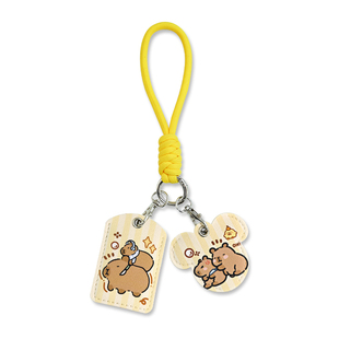 电动车钥匙保护套卡通可爱少女心皮革电动车钥匙保护套个性创意