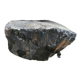 直播选货天然墨西哥乌金黑曜石原石切割料料子毛料原矿石摆件定做