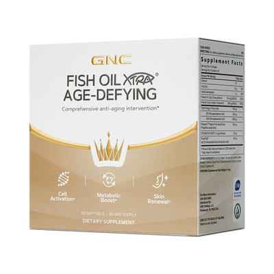 GNC健安喜 抗时光小金钻NAD+PQQ麦角硫因 口服胶囊60粒 三维一体