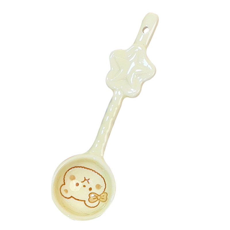 可爱卡通星星勺子精致餐具甜品勺