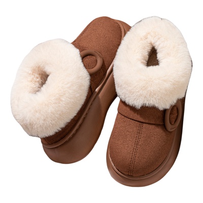 2025冬季新款加绒保暖增高雪地靴