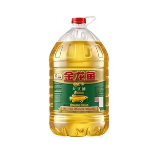金龙鱼精炼一级大豆油10L*1桶整箱餐饮优选油炸炒菜食用油家用