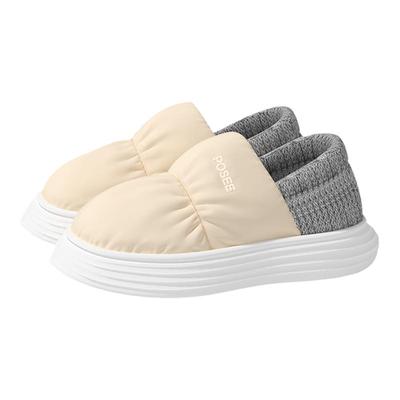 朴西2025新款冬季女士棉拖鞋包跟