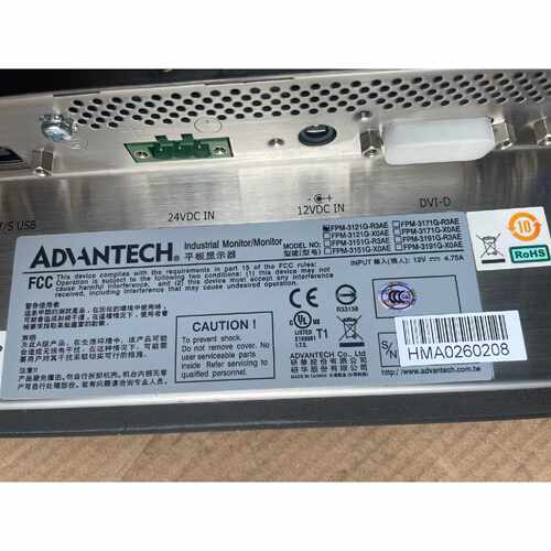 ADVANTECH 研华 工业设备触摸显示器 FPM-312