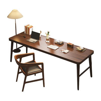 实木书桌中古风家用电脑桌