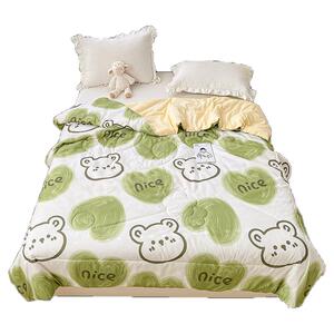 A类夏季水洗棉被子夏凉被夏天薄款空调被单人学生宿舍夏被可机洗