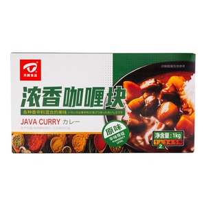 天鹏日式新品咖喱块1公斤商用