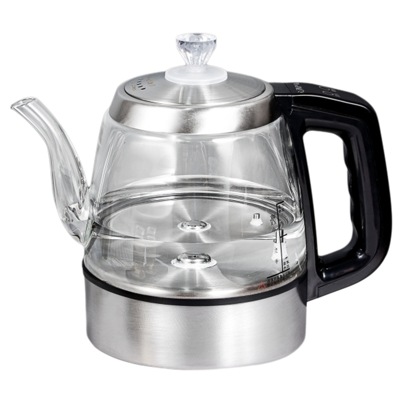 底部上水岩板茶桌隔空烧水泡茶炉