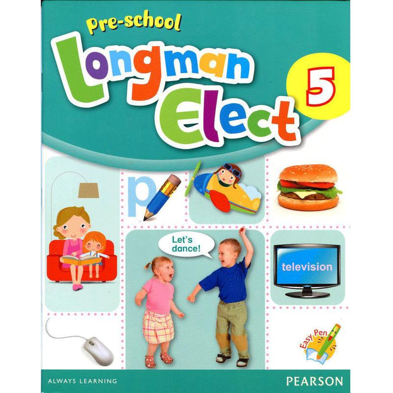 【中图原版】进口培生朗文 3-6岁幼儿英语教材 Pre-school Longman Elect Talking 5 学生用书 可搭配培生易学笔 点读笔