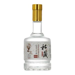 高档白酒瓶空瓶玻璃白瓷密封私藏原浆一斤装500毫升全套包装定制