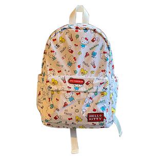 hellokitty正版双肩背包女款旅游轻便三丽鸥凯蒂猫女生初高中书包