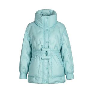 傲丝度简约通勤羽绒服女冬季新款一手长保暖外套小个子夹克