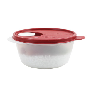 特百惠 800Ml微波饭盒 午餐便当盒 水晶圆碗 便携微波保鲜盒