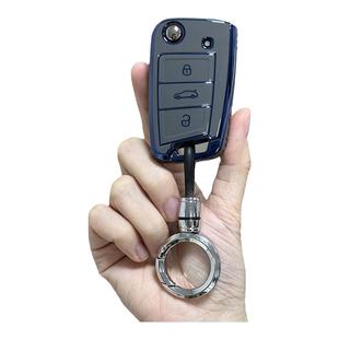 大众汽车钥匙套途观L桑塔纳速腾朗逸宝来polo高尔夫7探岳扣保护壳