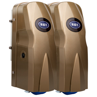 博诚仕纯铜芯平开门电机八字开门机电动大门别墅全套走轮对开门机