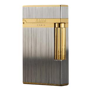 正品法国都柏特朗声全铜打火机充气高档钢音侧滑轮男士情人节礼品