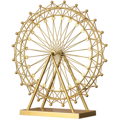 北欧轻奢摆件家居客厅卧室装饰品摩天轮玄关酒柜电视柜创意小摆设
